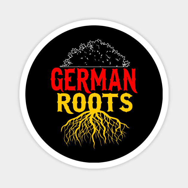 German Roots - Germany Origin Heritage Gift Magnet by biNutz